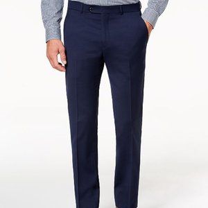 Tommy Hilfiger Modern-Fit Stretch Navy Suit Pants W40xL32